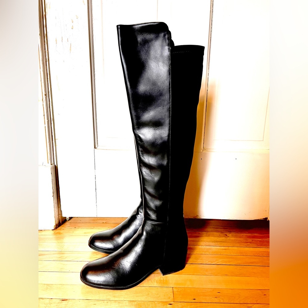 Steve Madden Black Leather Boots